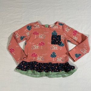 Matilda Jane peplum top size 4